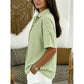 👕✨ PROMO LIMITÉE 50% DE RÉDUCTION ! Chemise Femme à Manches Courtes Rayées – Coupe Décontractée, Col en V, 9 Couleurs, Taille S-3XL, Polyvalente & Facile d'Entretien 🌸