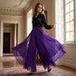 💃🌸Pantalon large asymétrique en mousseline pour femme