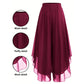 💃🌸Pantalon large asymétrique en mousseline pour femme