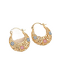 🌙 PROMO LIMITÉE 50% DE RÉDUCTION ! ✨ Boucles d'Oreilles Croissant – Plaqué Or, Émaillé, Filigrane ✨