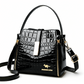 👜 PROMO LIMITÉE 61% DE RÉDUCTION ! ✨ Sac à Main Croco Brillant – Élégant, Structure, Polyvalent 💎