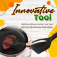 🍳Pince-Spatule 2 en 1 pour Cuisine – Embouts en Silicone Alimentaire, Antiadhésif, Résistant à la Chaleur, Poignée Longue Confy✨