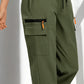 ✨👖 PROMO LIMITÉE 50% ! Pantalon Cargo Femme – Taille à Cordon, Poches, Coupe Droite, 3 Couleurs, Taille S-2XL, Style Athleisure 🏃‍♀️