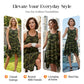 👗 Offre limitée à -50 % ! ✨ Robe camouflage sans manches – ourlet asymétrique, style audacieux et unique 🍂
