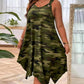 👗 Offre limitée à -50 % ! ✨ Robe camouflage sans manches – ourlet asymétrique, style audacieux et unique 🍂