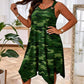 👗 Offre limitée à -50 % ! ✨ Robe camouflage sans manches – ourlet asymétrique, style audacieux et unique 🍂