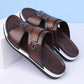👞PROMO FLASH 57%🏖️Sandales Slip-On Homme Simili Cuir – 2 Textures, Semelle Anti-Dérapante, 3 Couleurs, Pointures 39-48, Respirantes, Rembourrées✨