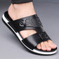 👞PROMO FLASH 57%🏖️Sandales Slip-On Homme Simili Cuir – 2 Textures, Semelle Anti-Dérapante, 3 Couleurs, Pointures 39-48, Respirantes, Rembourrées✨