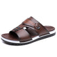 👞PROMO FLASH 57%🏖️Sandales Slip-On Homme Simili Cuir – 2 Textures, Semelle Anti-Dérapante, 3 Couleurs, Pointures 39-48, Respirantes, Rembourrées✨