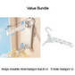 🧥 Porte-vêtements Télescopique Pliable à Ventouses 🪝