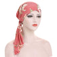👒 PROMO LIMITÉE 50% DE RÉDUCTION ! 💥 Turban Foulard Pré-Noué à Fleurs – Doux, Respirant, Chic Instantané ✨