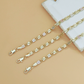 💛✨ PROMO FLASH : 50% DE RÉDUCTION ! Bracelet à Maillons Tricolore – Bijou Facetté Finition Ciselée, Alliance Or Jaune/Rose/Blanc & Fermoir Mousqueton Sécurisé for une Élégance Intemporelle au Quotidien ✨