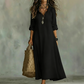 👗🌺 PROMO FLASH 50% ! Robe Maxi Bohème Col V Volanté – Fluide, Légère, 2 Couleurs, Tailles S-3XL, Idéale Été, Festival & Plage ✨