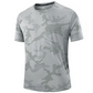 👕 60% DE RÉDUCTION 🌿 T-shirt sport camouflage séchage rapide pour homme – Respirant & léger – Évacuation de l’humidité, parfait pour la salle, la course ou les activités de plein air 💪