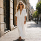 🔥 Soldes Mi-Saison : −50 % jusqu'à épuisement ! ⏰🌿 Robe Maxi Unie – L’Essentiel Épuré pour une Élégance au Quotidien