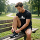 👕 PROMOTION LIMITÉE -50% ! ✨ Ensemble T-Shirt Manches Courtes & Short à Cordon pour Homme – Imprimé Géométrique, Respirant, Polyvalent 🔥