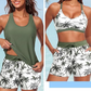 🌸🦋50%✨Ensemble tankini élégant – Coupe flatteuse, imprimé tendance.