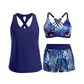🌸🦋50%✨Ensemble tankini élégant – Coupe flatteuse, imprimé tendance.