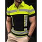 👔 57% DE RÉDUCTION ⏰ Chemise homme manches courtes haute visibilité réfléchissante – Bande réfléchissante & respirante – Idéale pour le travail, le chantier ou les sorties nocturnes – sécurité et confort au quotidien ✨🦺🌙