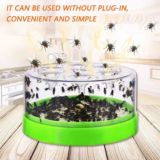 🪰 –50% Piège à Mouches – Entonnoir à Sens Unique – Sans Électricité, Sans Produits Chimiques – Sûr pour Enfants et Animaux 🏠