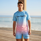 👕 50% DE RÉDUCTION ! 🩳 Ensemble 2 Pièces Décontracté Imprimé d’Été pour Homme – Dégradé Attrayant, Tissu Léger & Respirant – Parfait pour la Plage, le Sport et le Quotidien ☀️✨