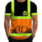 👷 50% DE RÉDUCTION ! 🦺 T-Shirt de Travail Haute Visibilité – Panneaux Fluorescents, Bandes Réfléchissantes & Tissu Respirant – Coupe Décontractée – Idéal pour Chantier, Voirie et Travaux Extérieurs – Tailles XS à 6XL ✨💪
