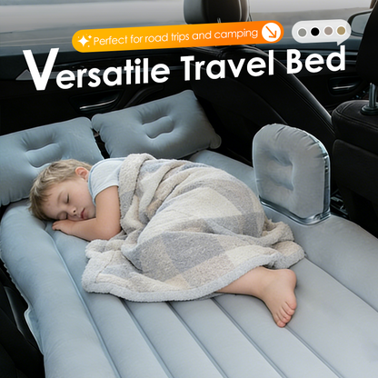 🚗💤 Matelas gonflable pour voiture – Surface douce et valve anti-fuite, pour un sommeil confortable en voyage, à l’arrière ou dans le coffre 🛏️