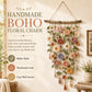 🌸 50% DE RÉDUCTION ! 🧶 Décoration Murale Florale au Crochet – Fil & Branche – Artisanal & Bohème for Intérieur