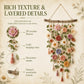 🌸 50% DE RÉDUCTION ! 🧶 Décoration Murale Florale au Crochet – Fil & Branche – Artisanal & Bohème for Intérieur