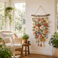 🌸 50% DE RÉDUCTION ! 🧶 Décoration Murale Florale au Crochet – Fil & Branche – Artisanal & Bohème for Intérieur