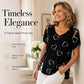 Women's Casual V-Neck Short Sleeve T-Shirt