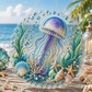 🌊OFFRE LIMITÉE : -49 %🎨💎Plaque à suspendre peinte à faire soi-même avec des perles de l'océan