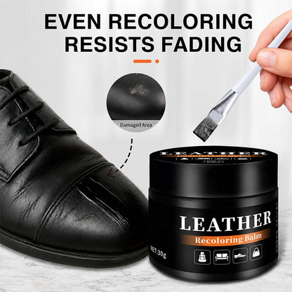 📢📢40% DE RÉDUCTION !! ⏰ Baume Réparateur de Couleur pour Cuir – 30g, Formule pH Neutre & Multi-Surfaces pour Chaussures & Canapés