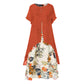 🔄🌸 -50% ! 👗Robe fleurie à superposition – Polyvalente & chic.