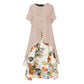 🔄🌸 -50% ! 👗Robe fleurie à superposition – Polyvalente & chic.