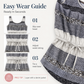 👚 50% DE RÉDUCTION! 🌀 Robe Rayée à Cordon – Rayures classiques, coupe fluide & facile à assortir – Parfaite pour un look décontracté et chic au quotidien 🌿