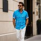 ☀️ 51% DE RÉDUCTION ! 👔 Chemise Homme Imprimé Géométrique – Mélange – Coupe Ample & Douceur Été for Vacances