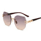 🌬️🕶️ Rimless sunglasses femme – Oubliées sur le nez, verres polarisés de haute qualité, l'accessoire signature des minimalistes élégantes 🤍🏙️