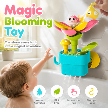🧸 50% DE RÉDUCTION! 🛁 Jeux de Bain Bébé Fleur Magique – Sans BPA, bords arrondis & sûr – Éveil et amusement pour bébé dès 18 mois 🌸