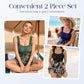🎁 50 % DE RÉDUCTION POUR UNE DURÉE LIMITÉE ! 💐 Ensemble tankini avec jupe – Coupe grande taille amincissante 💙