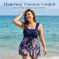 🎁 50 % DE RÉDUCTION POUR UNE DURÉE LIMITÉE ! 💐 Ensemble tankini avec jupe – Coupe grande taille amincissante 💙
