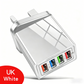 ✨ Adaptateur USB secteur universel 4‑en‑1🔋 Charge plusieurs appareils à la fois, format peu encombrant 🚀