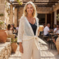 Top in Maglia a Rete Traspirante con Nodo Frontale da Donna