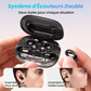 🎧🔋 Écouteurs TWS 2-en-1 – Kits oreille ouverte et intra-auriculaires, passez d’une écoute immersive à une conscience de l’environnement en un instant, pour le sport, le télétravail et les trajets 🏃‍♂️💼
