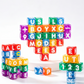 46% de Réduction – Blocs Magnétiques de Construction 360°, 40 Cubes Éducatifs Lettres et Chiffres, Jeu d'Éveil pour Enfants