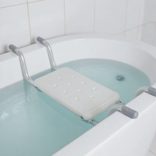 🛁 -50% ! 🚿 Planche de Bain Antidérapante – Aluminium Haute Résistance – 71–82 cm Réglable – Charge 135 kg – 1,5 kg – Argent – Pour Seniors et Famille 🧓