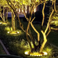 🌳💡 Lampe Solaire Annulaire pour Arbre – Aluminium + Verre Trempé – IP67 – 12 W – 7 Couleurs – Blanc/Blanc Chaud/Jaune Doré/Vert/Rouge/Bleu/Multicolore – Pose au Sol ou sur Poteau ✨