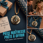 📢📢 -50% !! ⏰👁️ Collier pendentif vintage à l'œil omniscient – Motif travaillé, en alliage de zinc léger et style polyvalent ✨