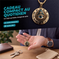📢📢 -50% !! ⏰👁️ Collier pendentif vintage à l'œil omniscient – Motif travaillé, en alliage de zinc léger et style polyvalent ✨