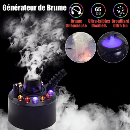 🎃 Vente 2026 — Plus de 36 700 vendus!👿 Générateur de brume ultrasonique avec 12 LED